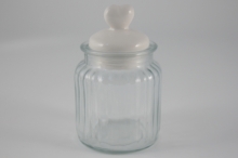 Barattolo alto cuore